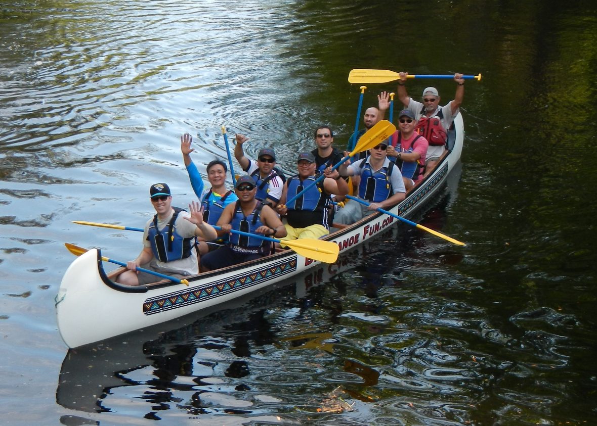 Big Canoe Fun Team Building